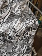 lap stof zwart wit groot, Hobby en Vrije tijd, Stoffen en Lappen, Ophalen of Verzenden