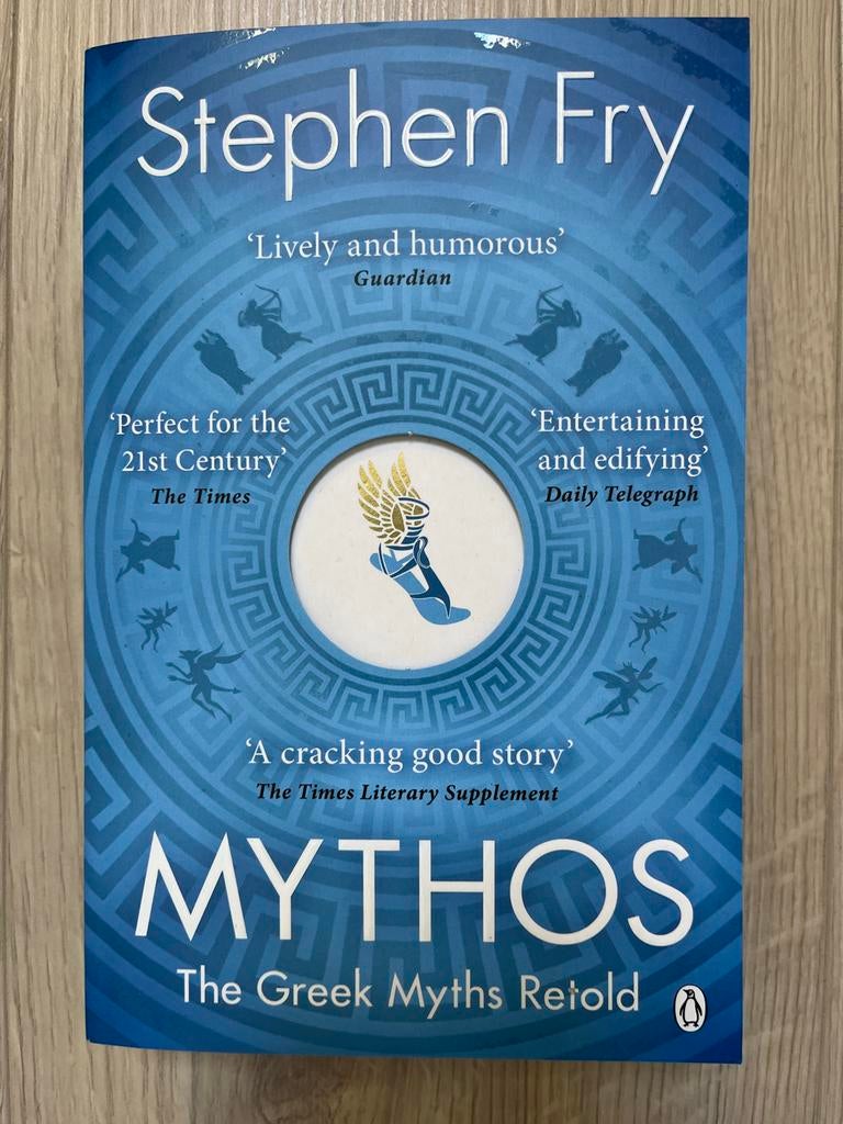Mythos - Stephen Fry - Griekse Mythen Herverteld, Boeken, Ophalen of Verzenden, Zo goed als nieuw, Europa overig