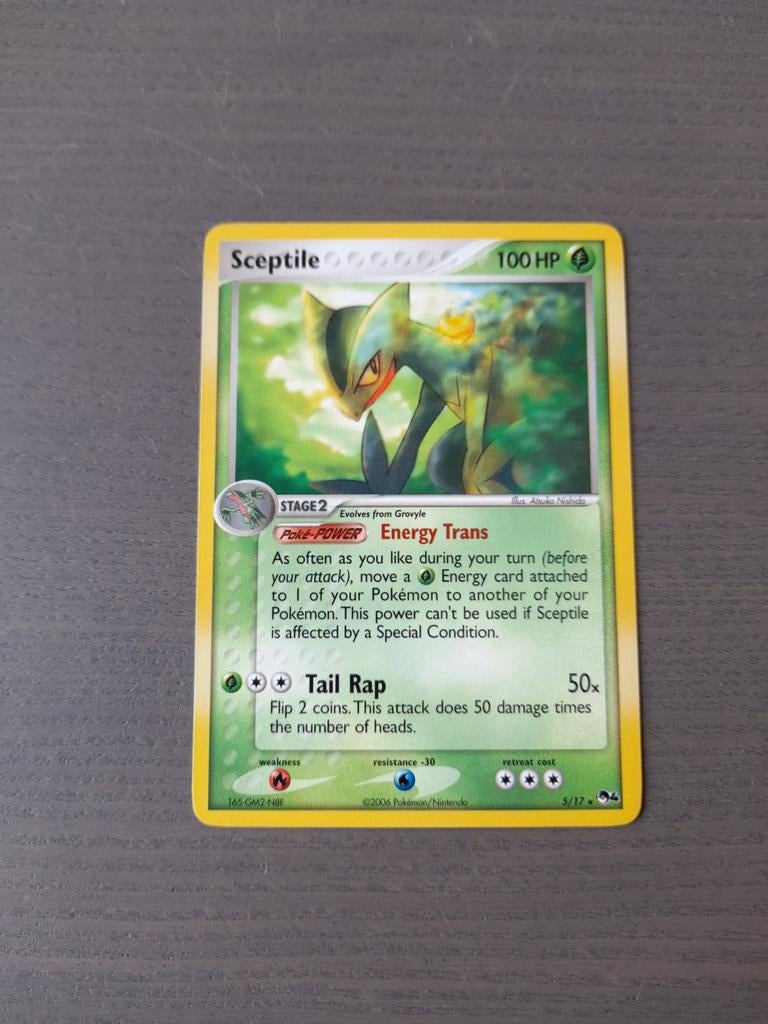 2006 pop series 4 5/17 sceptile, Ophalen of Verzenden, Zo goed als nieuw, Losse kaart