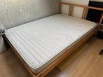 Gratis bed grenen 160-200 inclusief net matras, Ophalen of Verzenden, Zo goed als nieuw, Tweepersoons, 160 cm