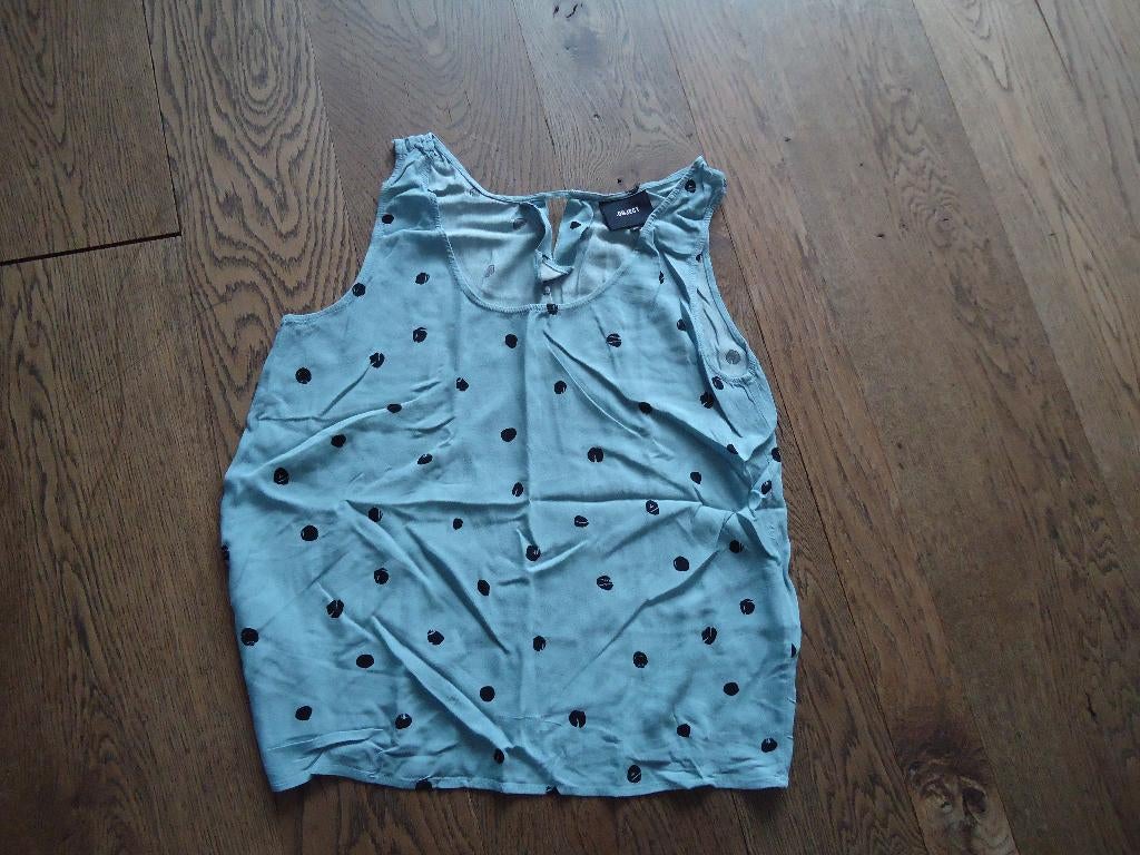 z.g.a.n. blauwe Object top maat 40, Kleding | Dames, Tops, Maat 38/40 (M), Blauw, Object, Ophalen of Verzenden