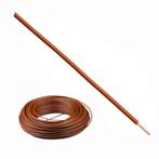 100m installatiedraad bruin 2.5mm2, Ophalen of Verzenden, Nieuw, Kabel of Snoer