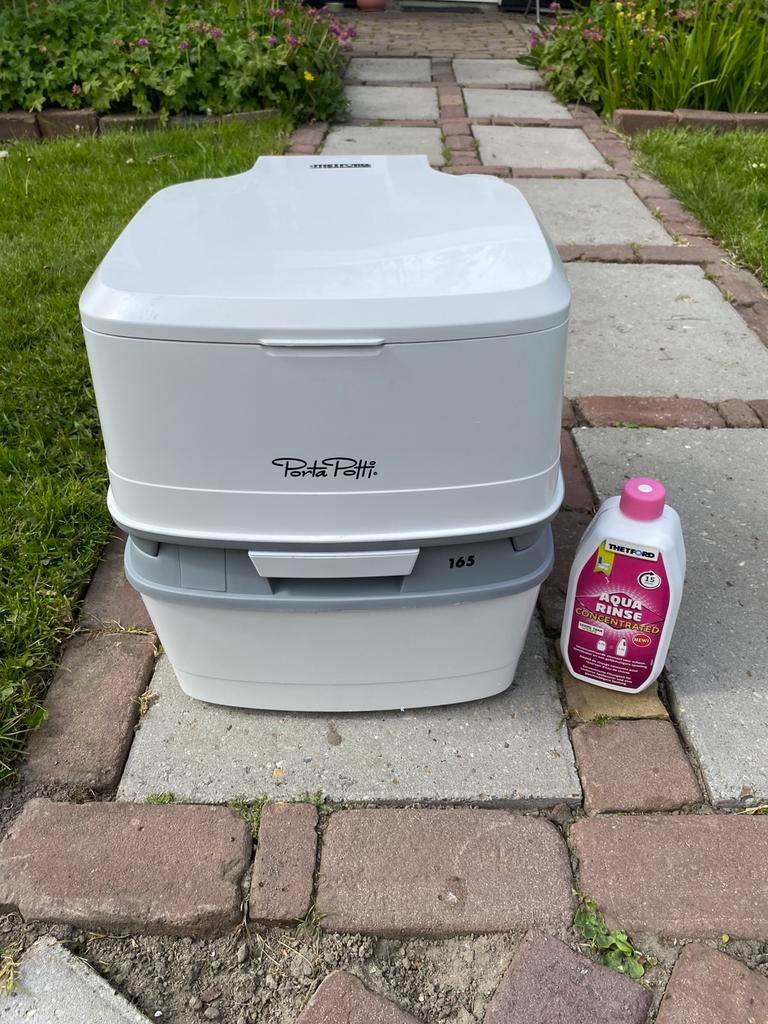 Thetford porta potti 165, Caravans en Kamperen, Ophalen, Zo goed als nieuw