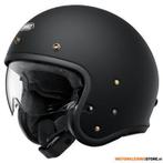 Shoei J.O2 Jethelm, Mat Zwart, Motoren, Kleding | Motorhelmen, Ophalen of Verzenden, Nieuw met kaartje