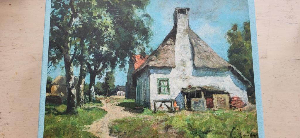 Bekking en blitz kunstpuzzel - Huisje aan de Zoom Nunspeet, Ophalen of Verzenden, 500 t/m 1500 stukjes, Zo goed als nieuw, Legpuzzel