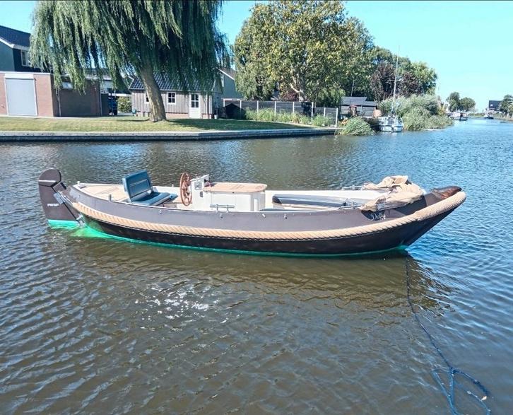 Van Vossen Rietland 700 sloep + zgan Nanni diesel, Watersport en Boten, Sloepen, 10 tot 30 pk, 6 meter of meer, Binnenboordmotor