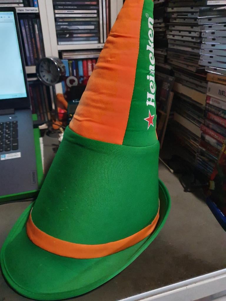 uitschuifbare roepToeter Hoed van Heineken, Verzamelen, Biermerken, Ophalen, Heineken