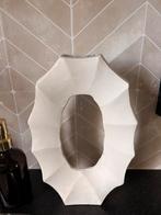 Colmore mooi wit metalen vaas/ ornament NIEUW, Ophalen of Verzenden, Nieuw, Wit, Minder dan 50 cm