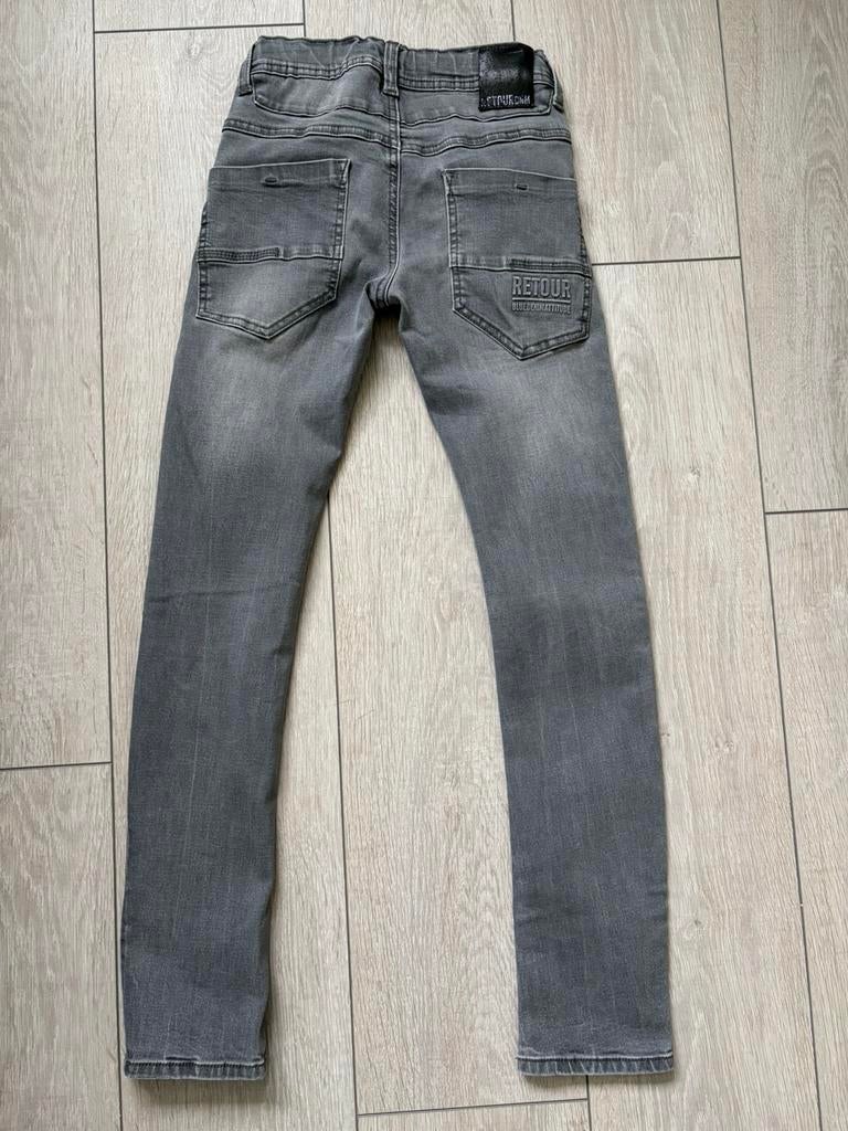 Retour jeans grijs z.g.a.n. maat 146, Kinderen en Baby's, Kinderkleding | Maat 146, Ophalen of Verzenden, Zo goed als nieuw, Jongen