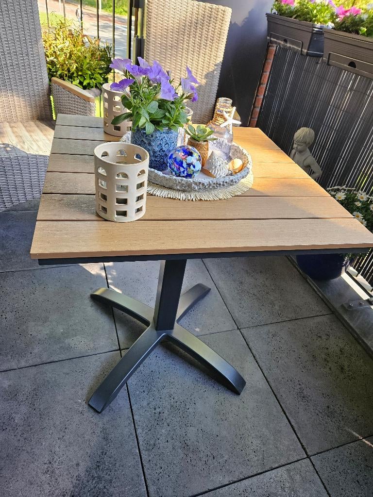 Bistro tafel, Ophalen, Zo goed als nieuw, Vierkant, Overige materialen