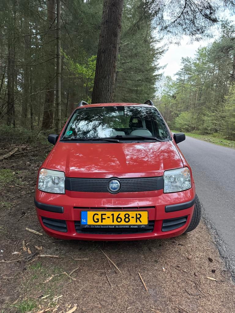 Fiat Panda 1.1 40KW 2006 Rood, Auto's, Fiat, Particulier, Panda, Airbags, Airconditioning, Centrale vergrendeling, Dakrails, Elektrische ramen