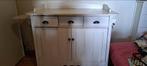 Commode brocante/ white wash, Ophalen, Gebruikt, 50 tot 70 cm, 100 cm of meer