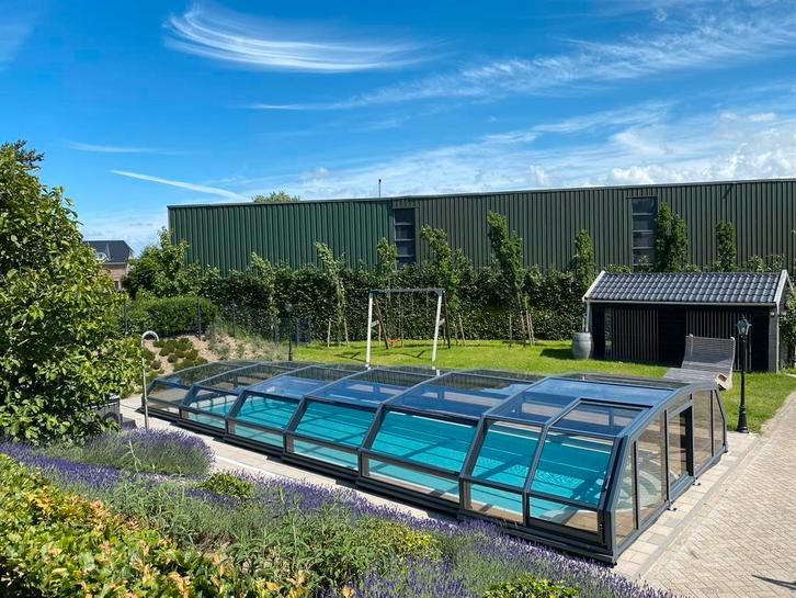 Luxe Zwembadoverkapping Streamline, Tuin en Terras, Zwembaden, Zo goed als nieuw, Overige typen, 120 cm of meer, 400 cm of meer