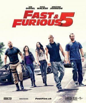 FAST   FIVE ( THE FAST and THE FURIOUS  5 )     filmposter., Verzamelen, Rechthoekig Staand, Verzenden, Nieuw, A1 t/m A3