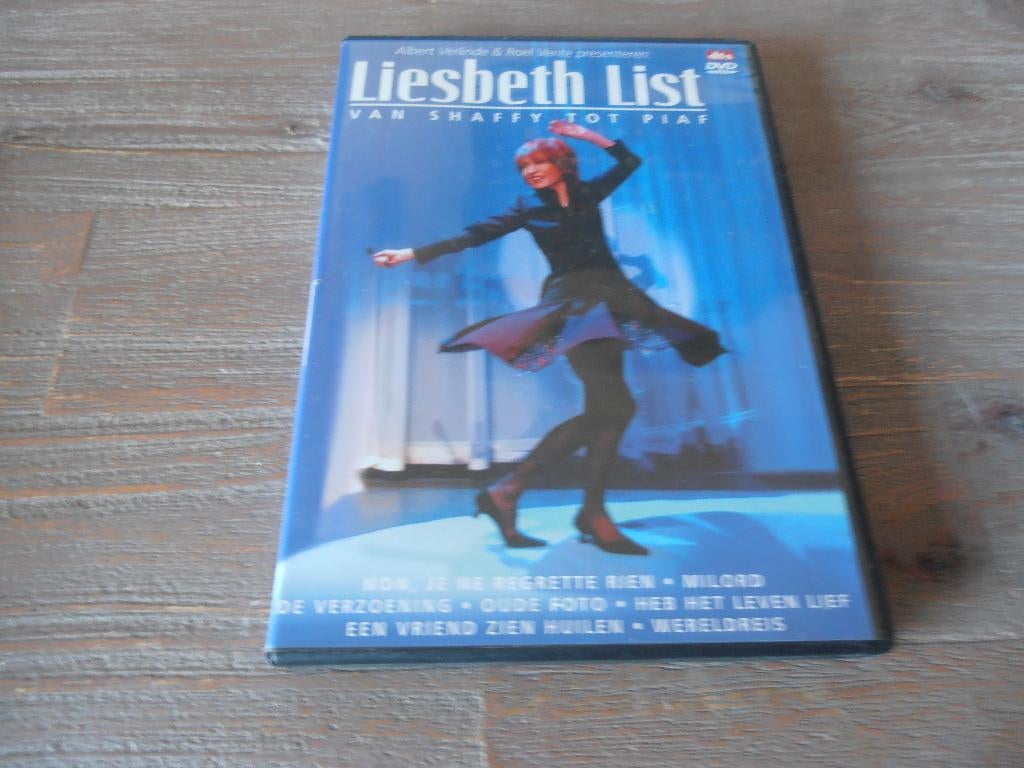 liesbeth list--van shaffy tot piaf, Alle leeftijden, Ophalen of Verzenden, Zo goed als nieuw, Tv-serie of Tv-programma