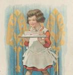 Verjaardag met taart, Verzenden, 1920 tot 1940, Gelopen, Feest(dag)