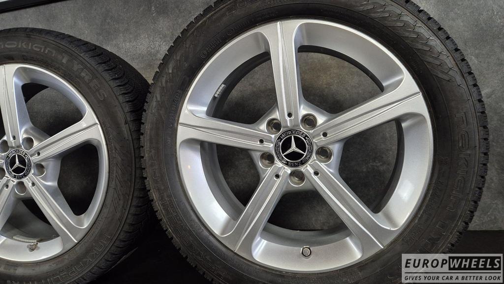 17 inch Mercedes A B CLA Klasse W247 W177 Winterbanden, Gebruikt, -, -, Banden en Velgen