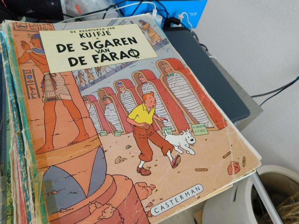 De avonturen van Kuifje Herge 11 albums, Meerdere stripboeken, Ophalen, Gelezen, Hergé