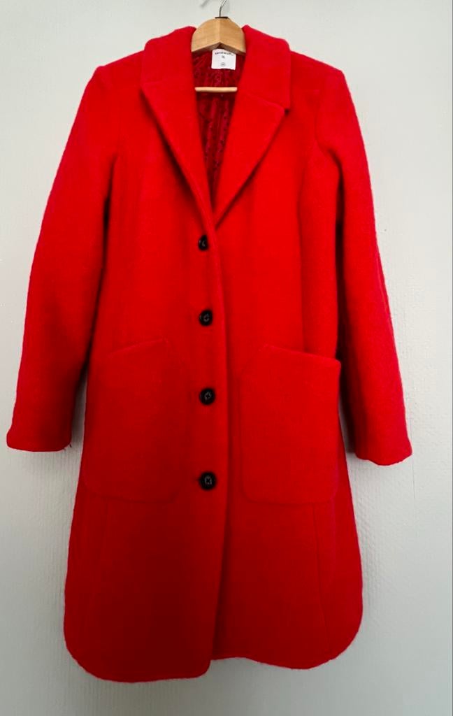 Rode jas van Sandwich, maat 40, Kleding | Dames, Ophalen of Verzenden, Gedragen, Maat 38/40 (M), Rood