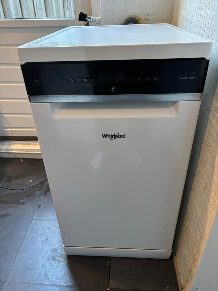 Whirlpool Smalle Vaatwasser, Ophalen, Gebruikt, Minder dan 45 cm, Eco programma