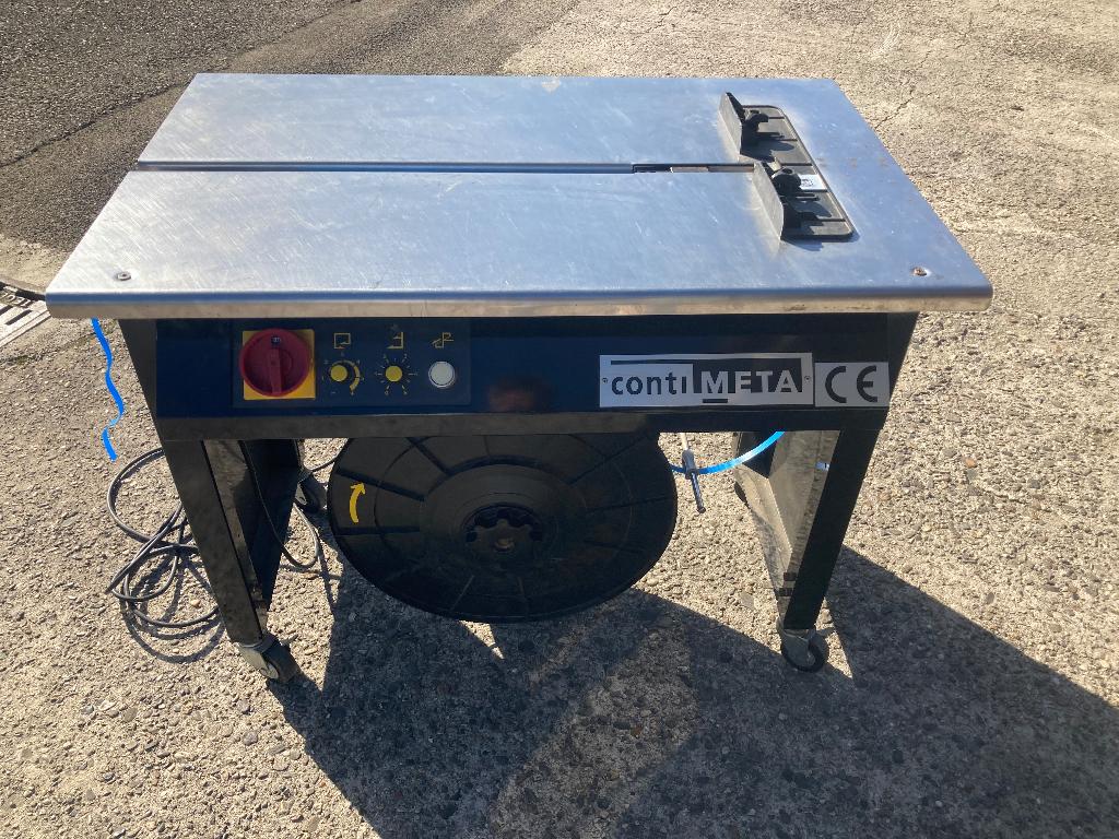 Contimeta halfautomatische omsnoeringsmachine 230V, Doe-het-zelf en Verbouw, Ophalen, Gebruikt