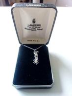 Langers Black Hills silversterling hanger paardenspore+ketti, Nieuw, Ophalen of Verzenden, Kruis of Symbool, Zilver