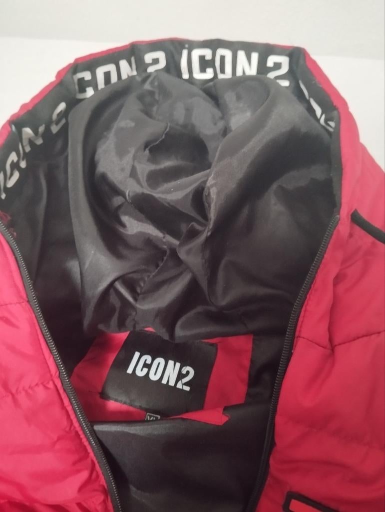 Rode ICON 2 bodywarmer met capuchon, Kleding | Heren, Bodywarmers, Ophalen, Maat 56/58 (XL), Zo goed als nieuw, Icon