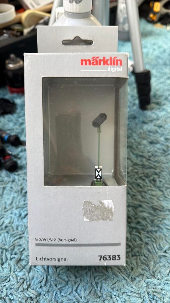 Marklin HO voorsein 76383, Wisselstroom, Overige typen, Ophalen of Verzenden, Zo goed als nieuw