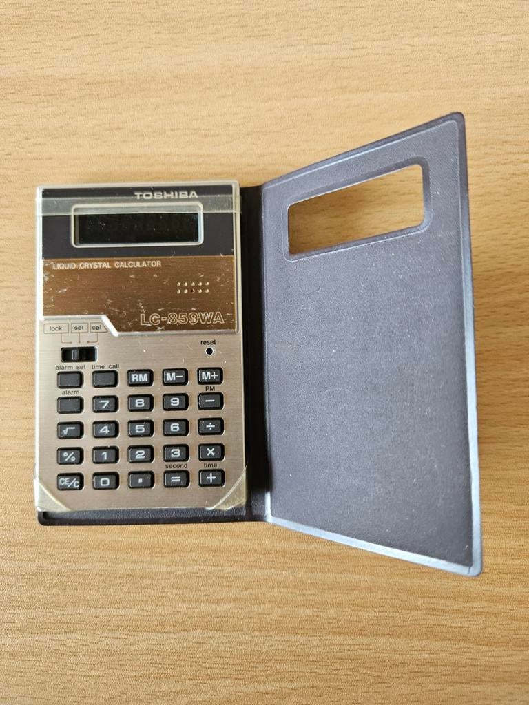 Toshiba rekenmachine LC-859WA, Ophalen of Verzenden, Gebruikt