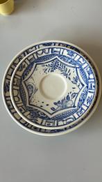 Oiseau Bleu schotels Gien, Gebruikt, Ophalen of Verzenden, Overige stijlen, Kop(pen) en/of Schotel(s)