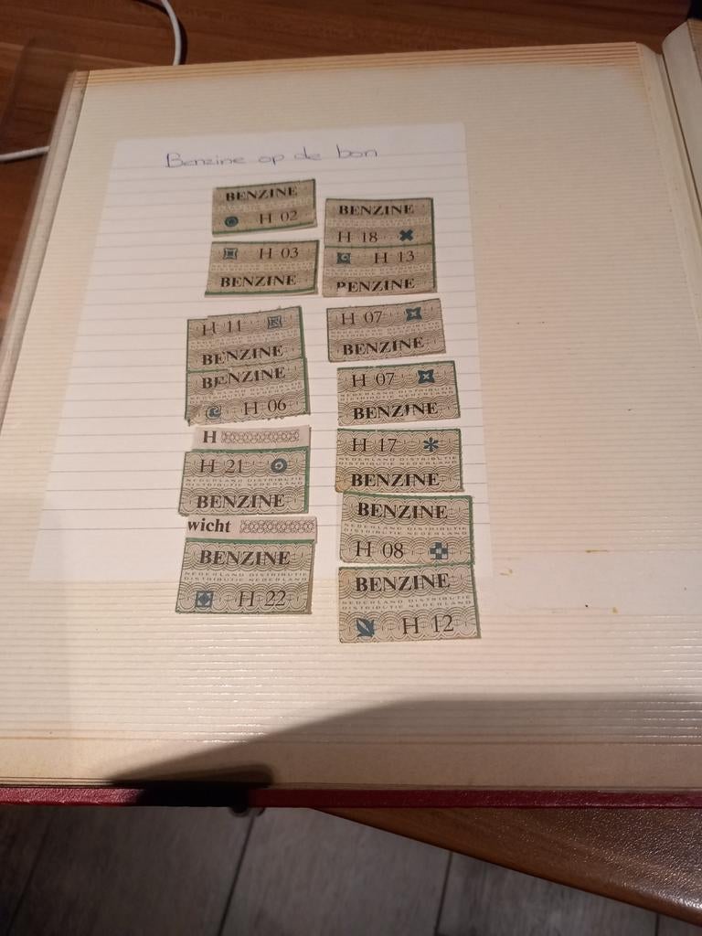 Benzine bonnen jaren 70, Verzamelen, Overige Verzamelen, Ophalen of Verzenden