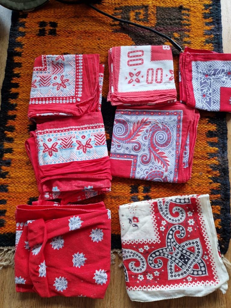 7 Grote Boeren Zakdoeken  1.50 p/s, Ophalen of Verzenden