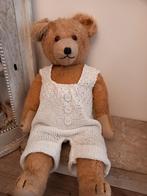 Vintage gebreide beren hansop wit jaren 50, Ophalen of Verzenden, Zo goed als nieuw, Stoffen beer, Overige merken
