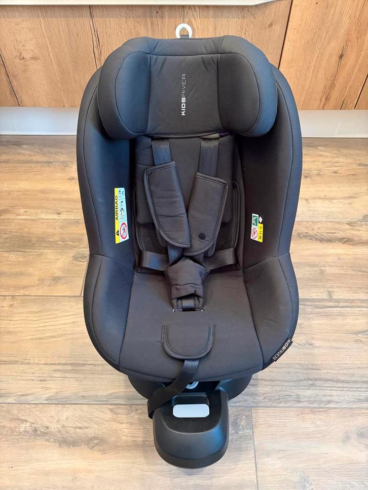 Kidsriver Silas i-Size autostoel zwart, Kinderen en Baby's, Autostoeltjes, Gebruikt, Overige merken, Isofix, Verstelbare rugleuning