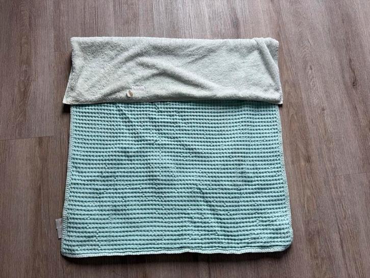 Koeka wafel dekentje mintgroen, Kinderen en Baby's, Dekens, Slaapzakjes en Inbakerproducten, Gebruikt, Deken, 70 tot 85 cm, Ophalen of Verzenden