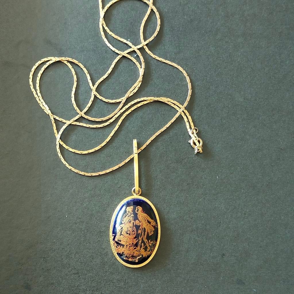 vintage Limoges Castel hanger uit Frankrijk, Ophalen of Verzenden, Zo goed als nieuw