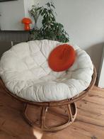 Loungestoel Papasan bruin rotan, Ophalen, Bruin, Zo goed als nieuw, Eén