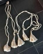 5 Mooie dikke volle Gordijnkwasten Embrasses, Ophalen of Verzenden, Gebruikt, Crème, Klassiek