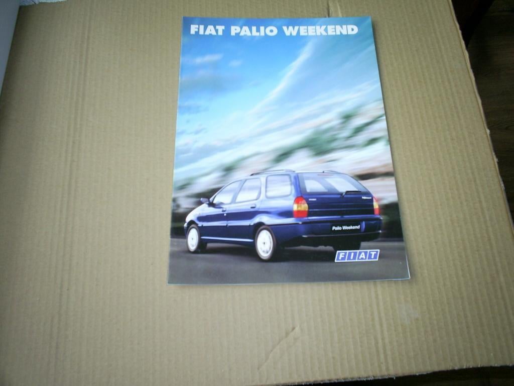 Fiat Palio Weekend 3 / 1999 8 pag., Boeken, Verzenden, Zo goed als nieuw, Overige merken