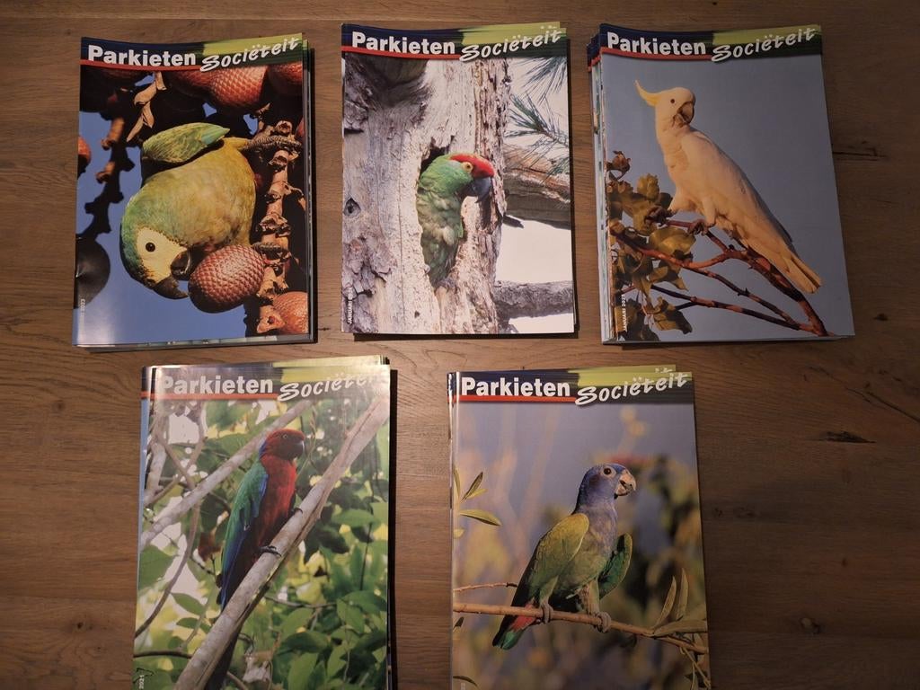 Parkieten sociëteit jaargangen, Ophalen of Verzenden, 1980 tot heden, Tijdschrift