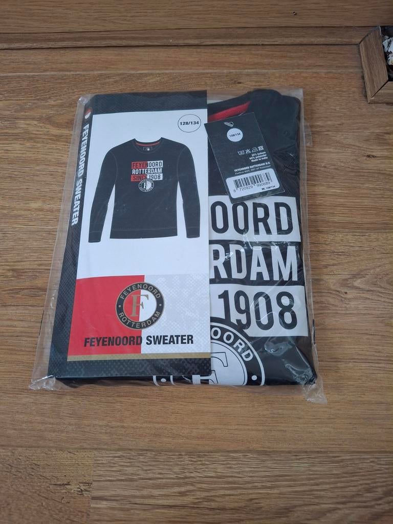 Feyenoord sweater, Zwart, Nieuw, Overige maten, Ophalen of Verzenden