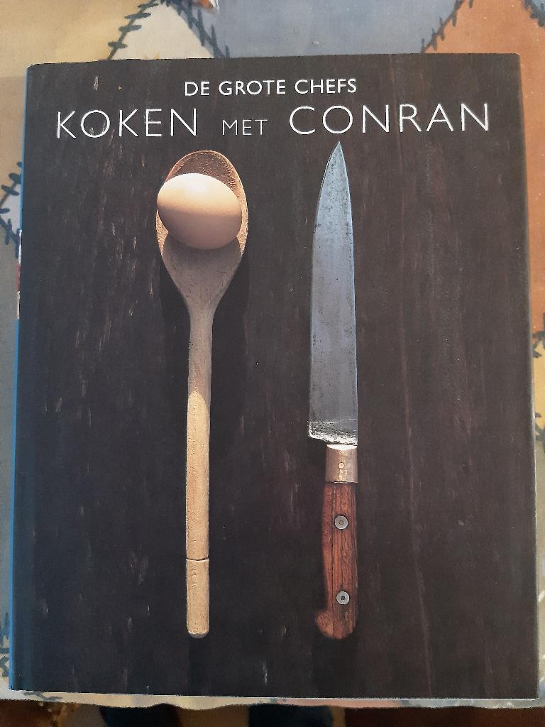 Terrence conran:koken met Conran de grote chefs hardcover., Ophalen, Gelezen, Terrence Conran, Nederland en België