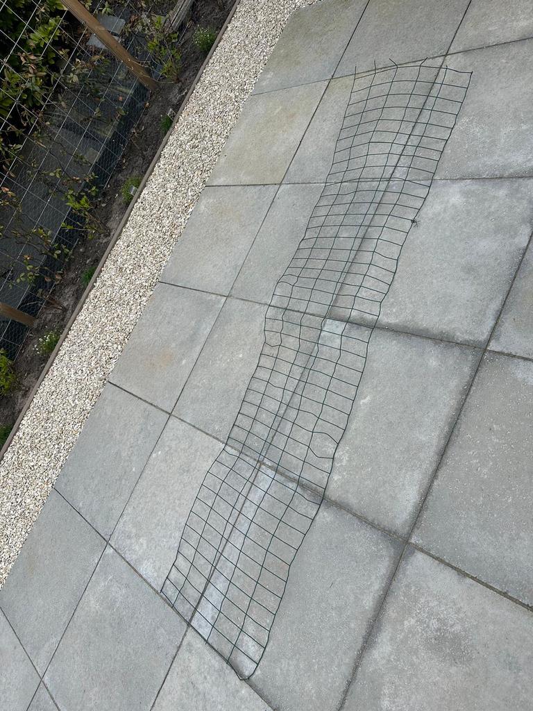 Groen tuingaas, Tuin en Terras, Gaas en Draad, Ophalen, Zo goed als nieuw, Minder dan 10 meter, Gaas