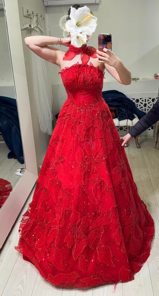 Henna jurk rood, Ophalen of Verzenden, Nieuw, Rood, Trouwjurk