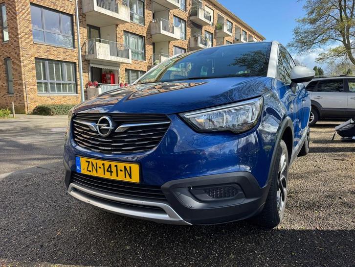 Opel Crossland X 1.2 Turbo 110pk Blauw, 116.000 km, Auto's, Opel, Particulier, Crossland X, Airbags, Airconditioning, Apple Carplay