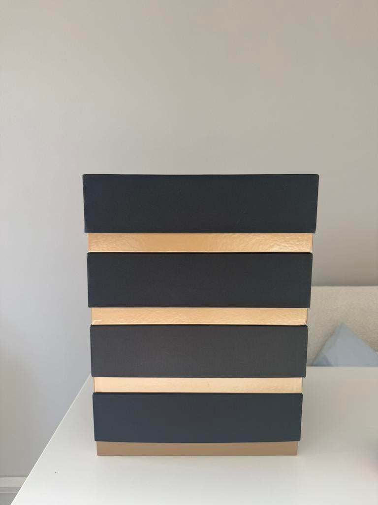 Rituals zwarte gouden dozen LEEG 4 stuks, Ophalen of Verzenden, Zo goed als nieuw, Doos