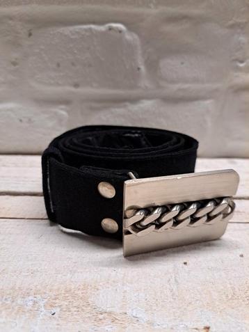 Zwarte riem 85 cm  beschikbaar voor biedingen