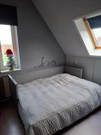 Ikea Hemnes bedbank 80x200cm, Ophalen, Eenpersoons, Wit, Scandinavisch