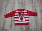 Prachtige rode gebreide look Kersttrui, maat 68/74. Kerst., Kinderen en Baby's, Onb, Ophalen of Verzenden, Onb, Truitje of Vestje