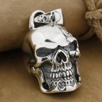 Grote Skull Hanger - 925 Zilver, Overige voorstellingen, Beyondthepaintingstudio@gmail.com, Nieuw, Prins Bernhartstaart 104